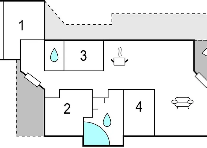 Holiday home 4 Bedroom Gorgeous In Haderslev